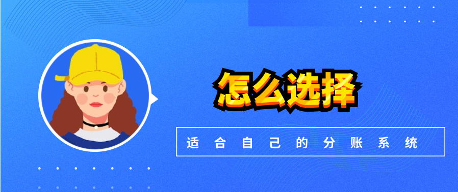 怎么选择适合自己的分账系统