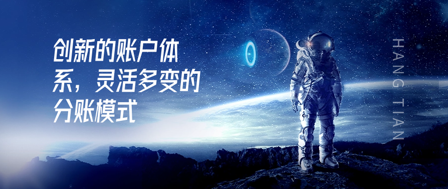 创新的账户体系，灵活多变的分账模式