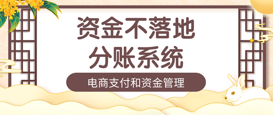 资金不落地、分账系统、电商支付和资金管理
