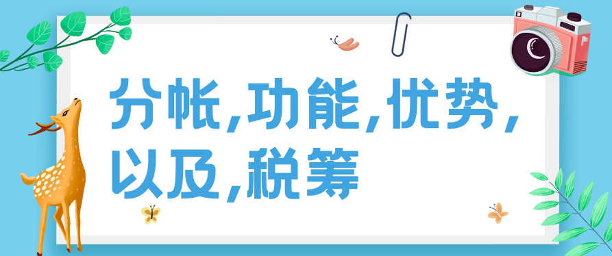 云分帐的功能、优势以及与税筹