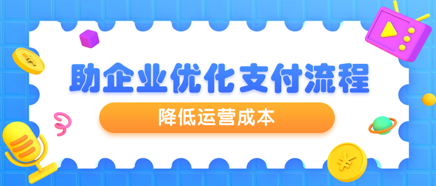 助企业优化支付流程，降低运营成本