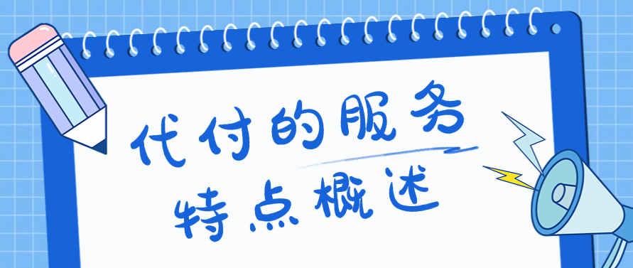 代付的服务特点概述