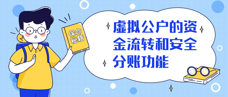 虚拟公户的资金流转和安全分账功能