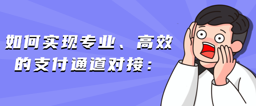 如何实现专业、高效的支付通道对接：