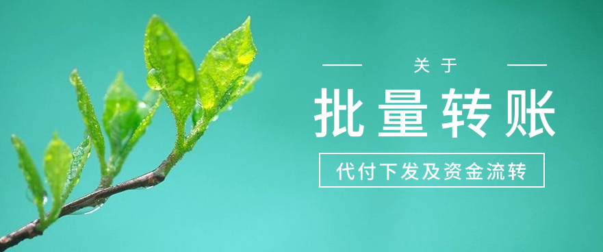 关于批量转账代付下发及资金流转的介绍